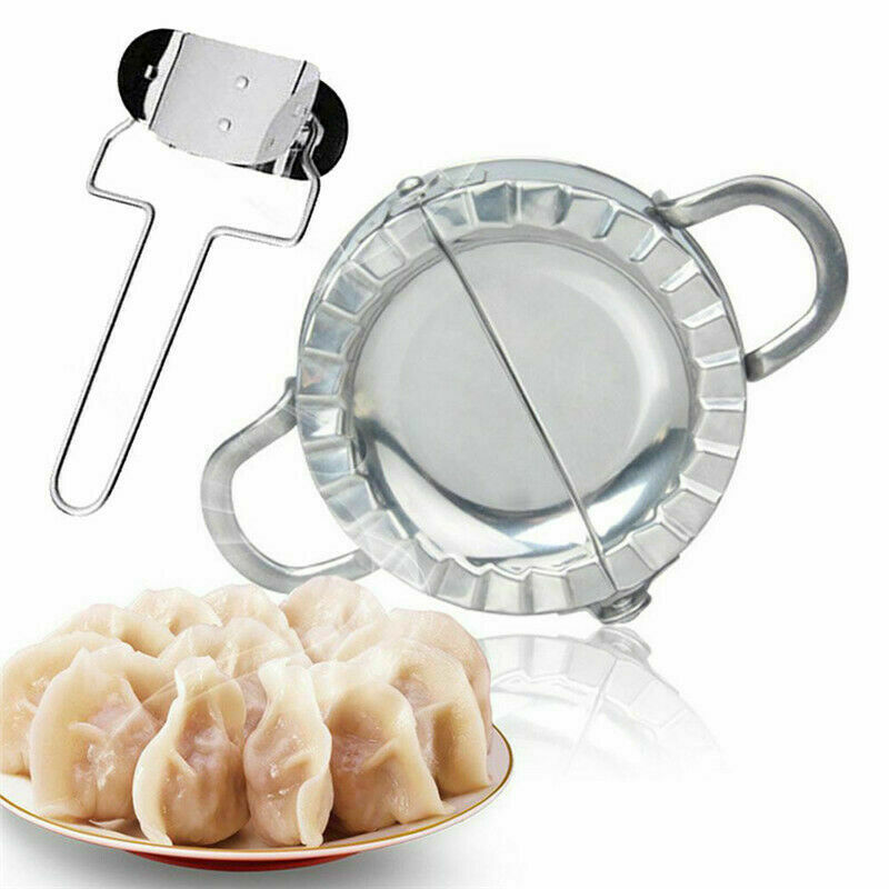 2x DIY Dumpling Maker Slicer Wrapper Mold Pie Pastry Ravioli Cutter Making Tool