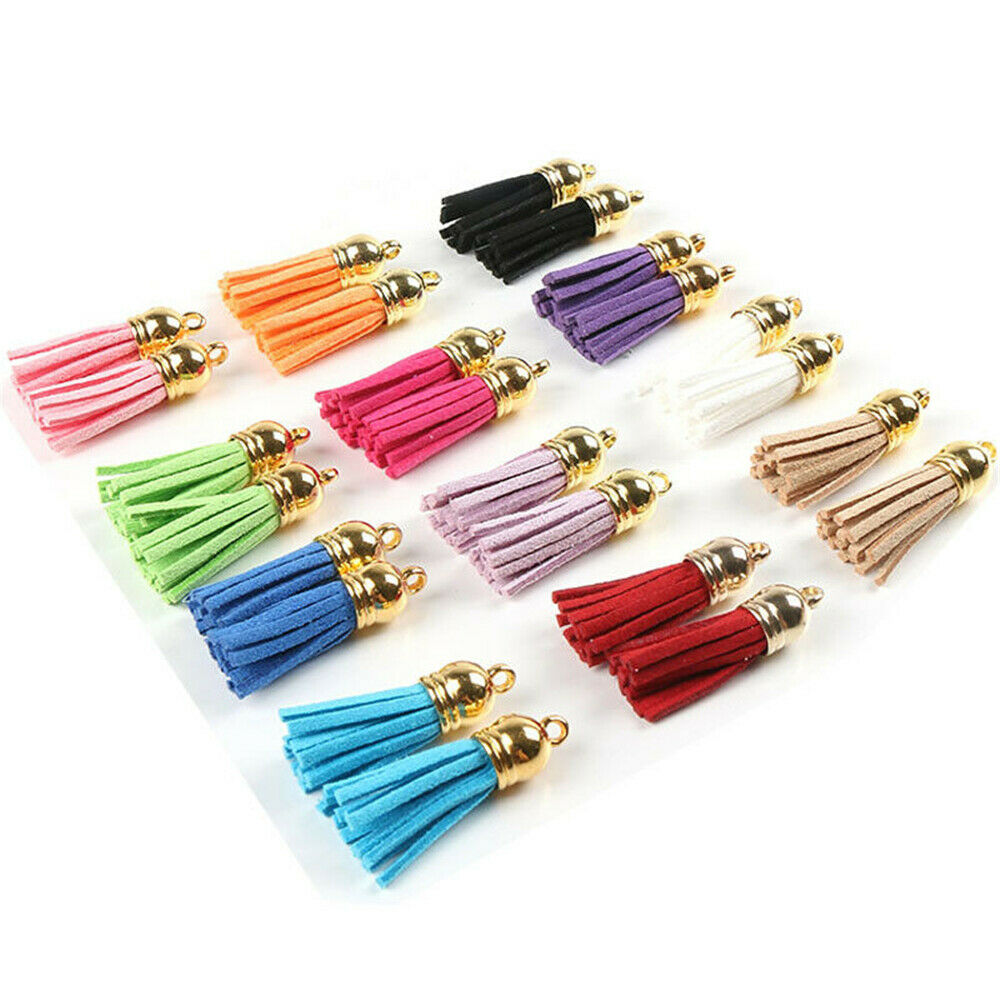 Wholesale 30Pcs/Set MIni Velvet Tassel For DIY Keychain Pendant Jewelry Making