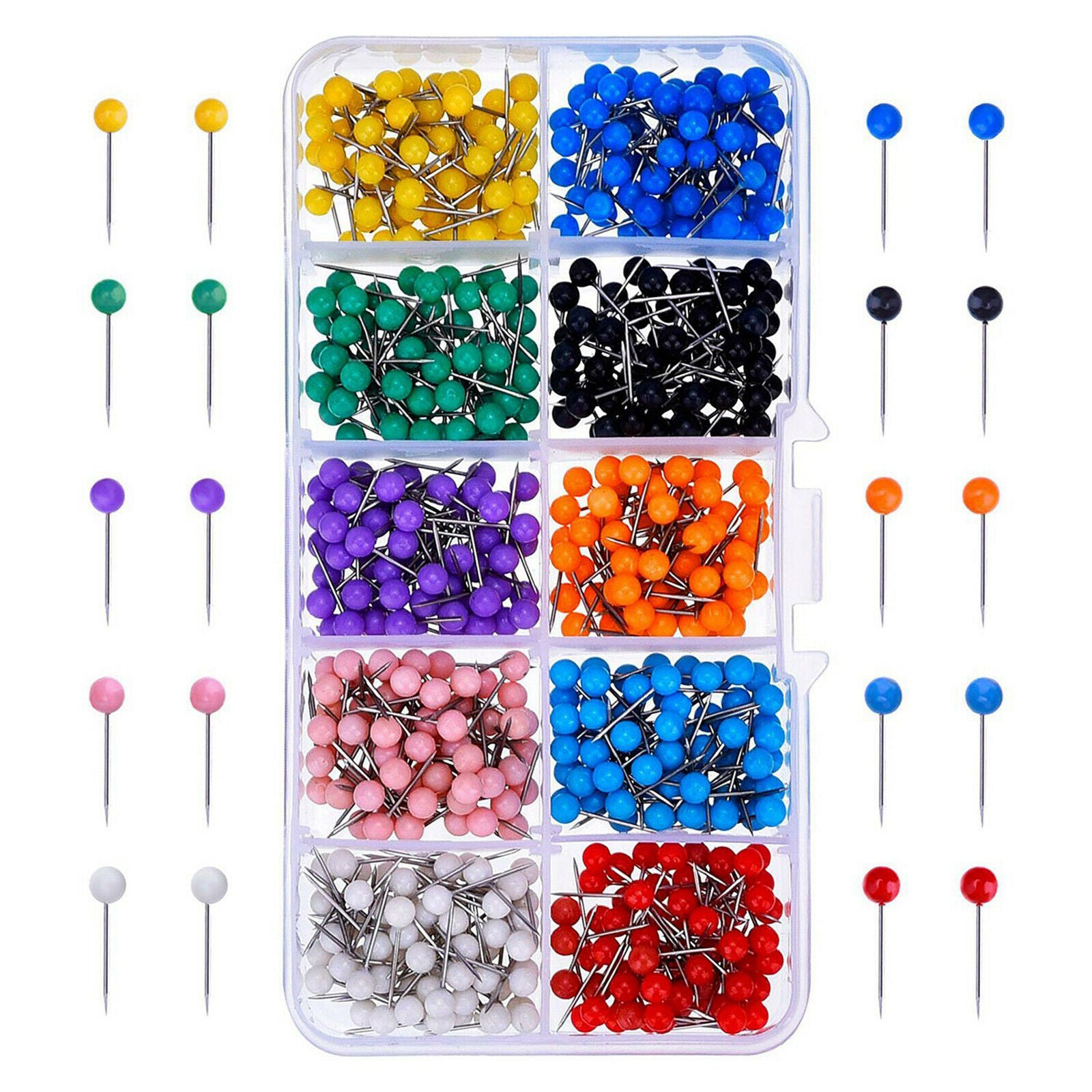 Colorful Rustproof Map Push Pin Tacks Office School Decorative Pushpins Tack