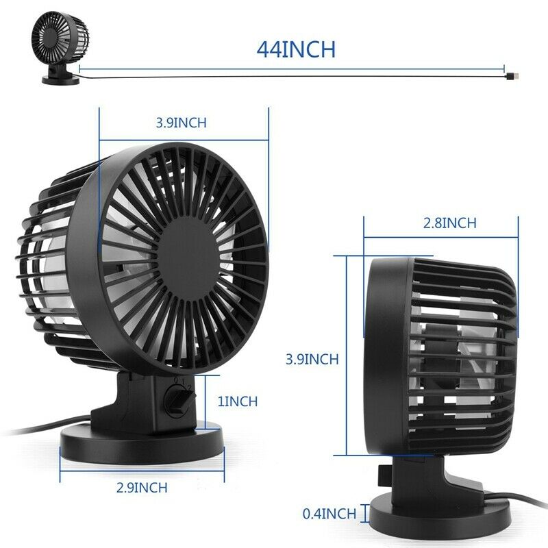 Personal Mini USB Fan Noiseless Table Desk Fan with Dual Blades For Home OfficY4