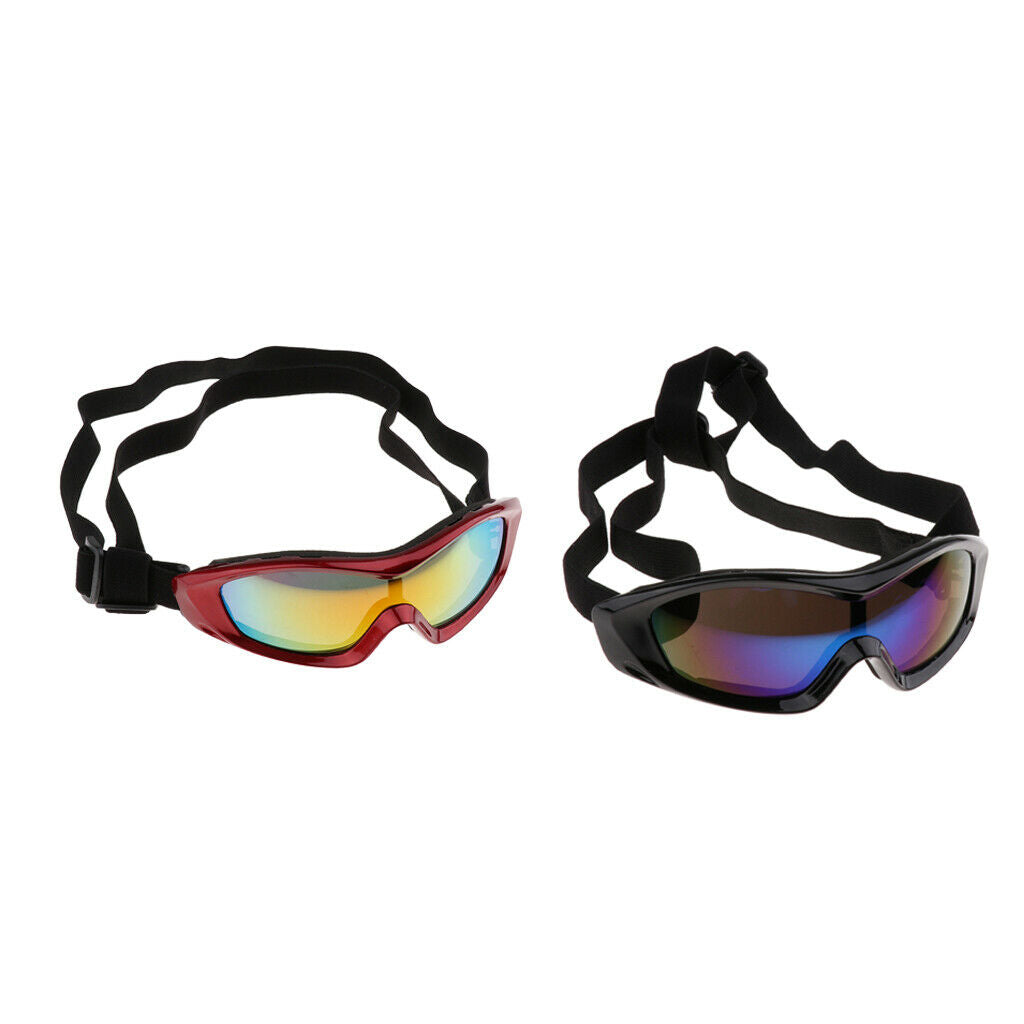 Pack of 2 Windproof Anti-UV Dogs Sunglasses Dogs Sunglasses For Medium Dog