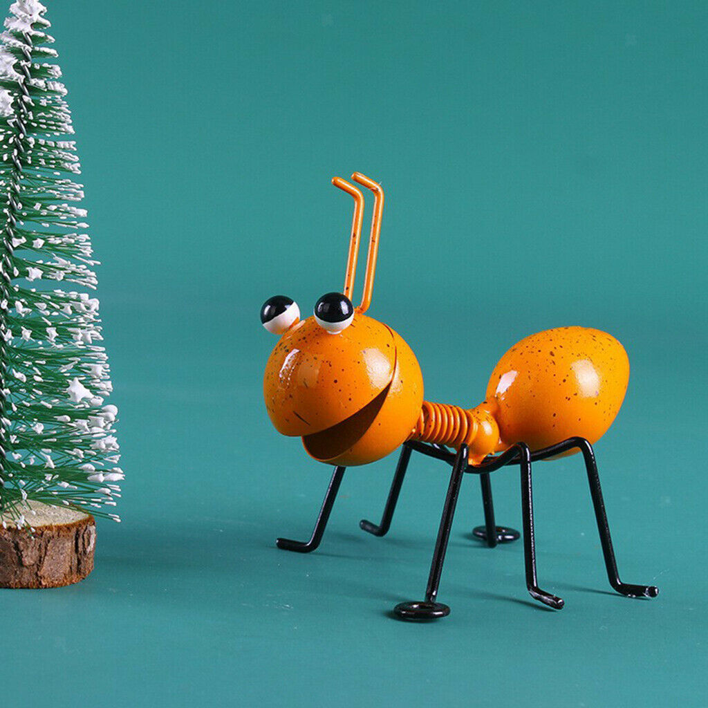 4pcs Metal Ant Wall Decor Hanging Ornaments Indoor Kid's Room Sculptures
