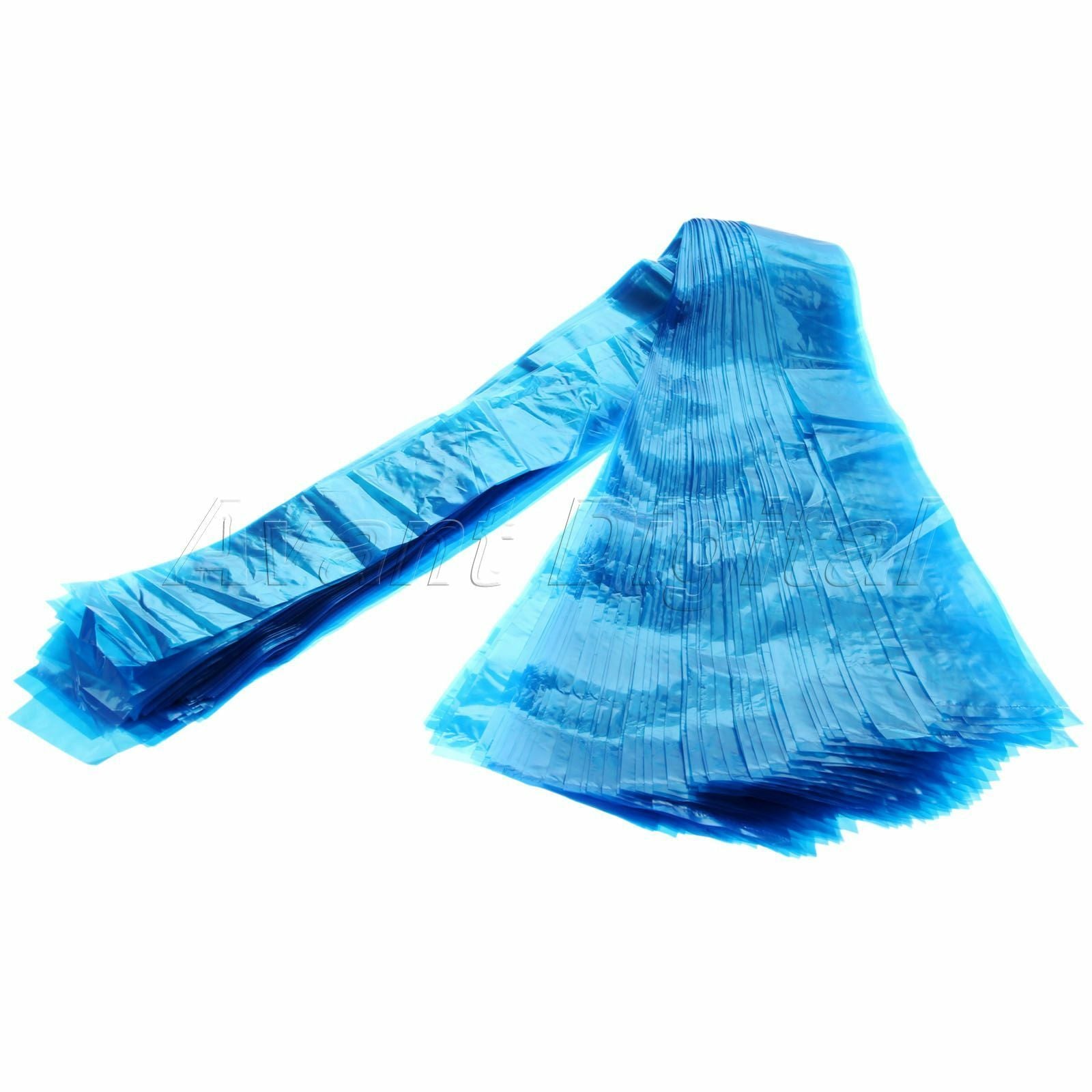 125X Disposable Tattoo Clip Cord Sleeves bags Blue for Tattoo Machine Keep Tidy