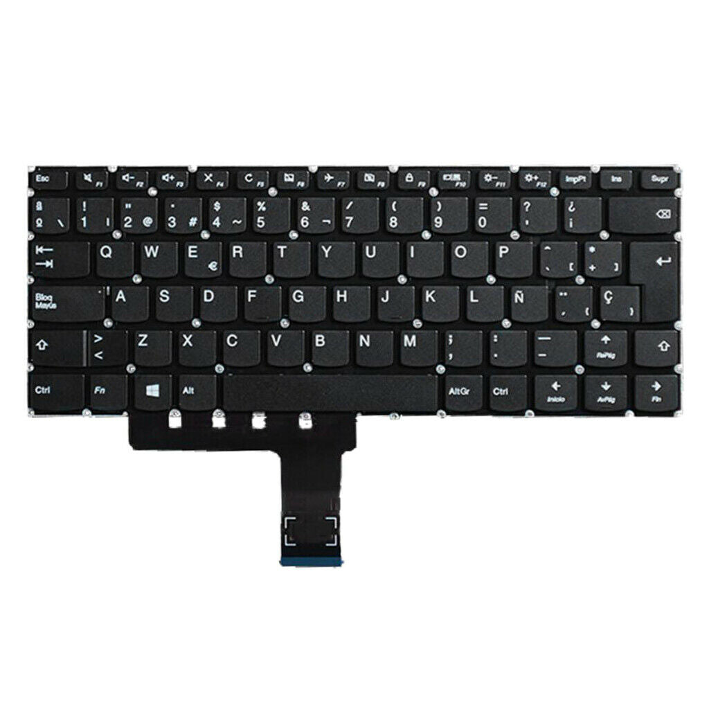 Spanish Layout Replacement Laptop Keyboard Glossy Black Frame for for