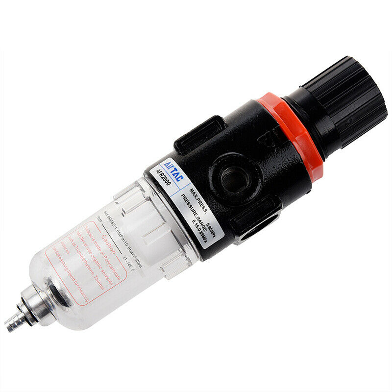 filter compressor 1/4 inch gauge air regulator R4A8A8