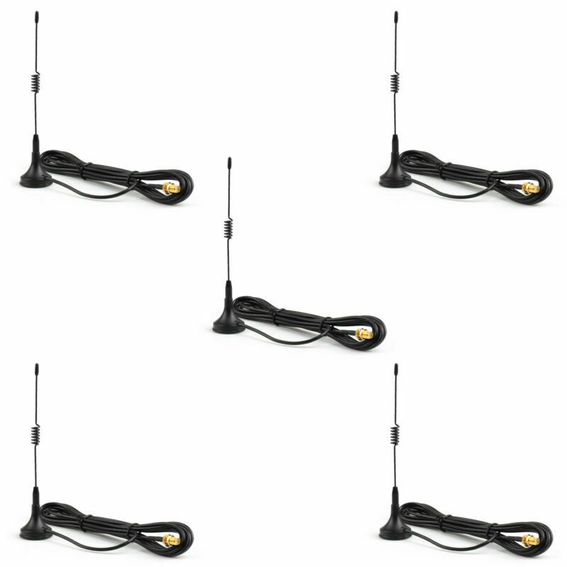 5x Antenna UHF 400-470MHz Magnetic Vehicle Mounted Antenna SMA Female  AT2
