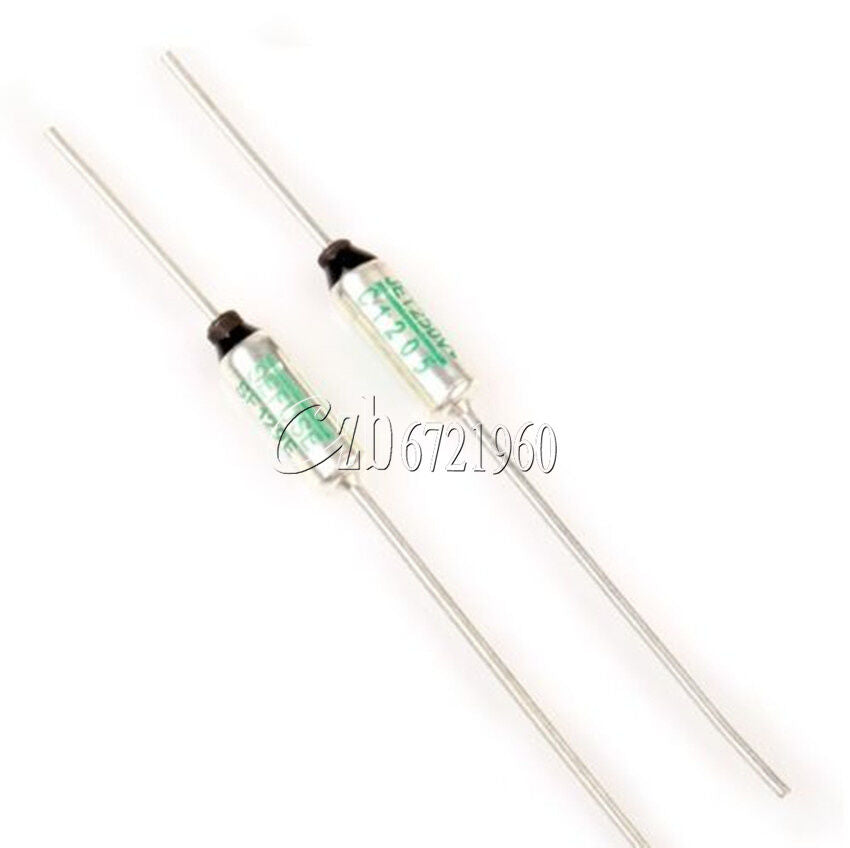 10PCS SF129E SEFUSE 10A 250VCutoffs  Thermal Fuse 133°C 133 Degree