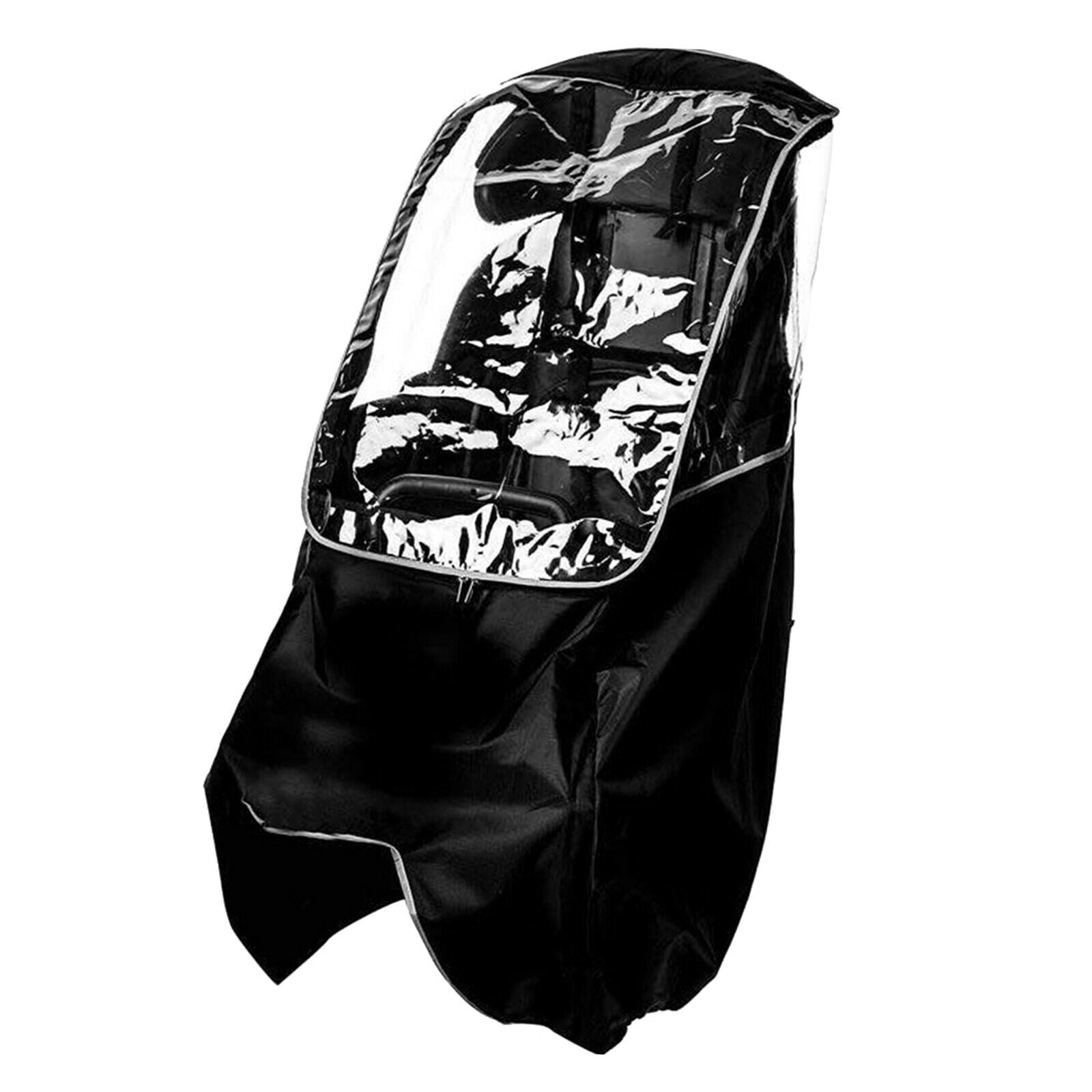 Universal Bike Children Rear Seat Breathable Cover Transparent Seat Protection