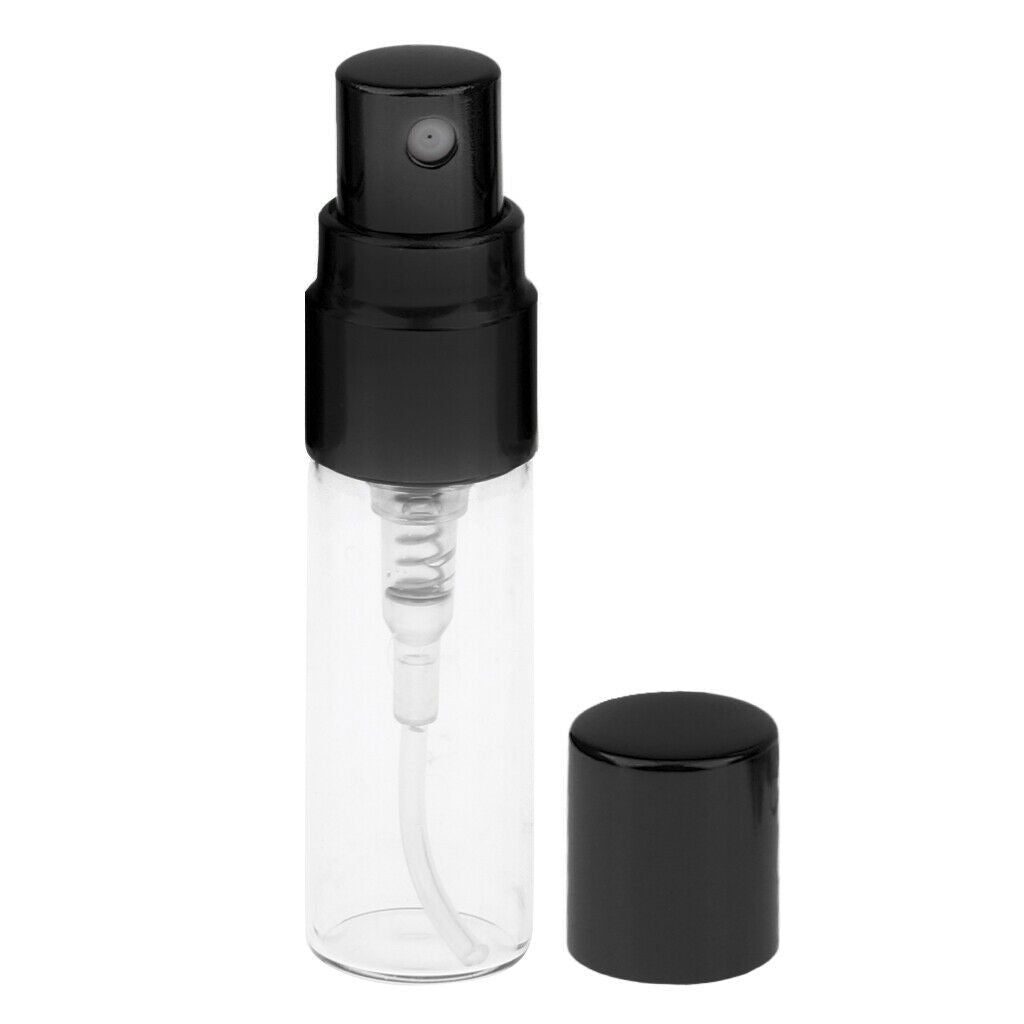 15x Mini Empty Perfume Aftershave Spray Bottles Travel Fine Mist Sprayer 3ml