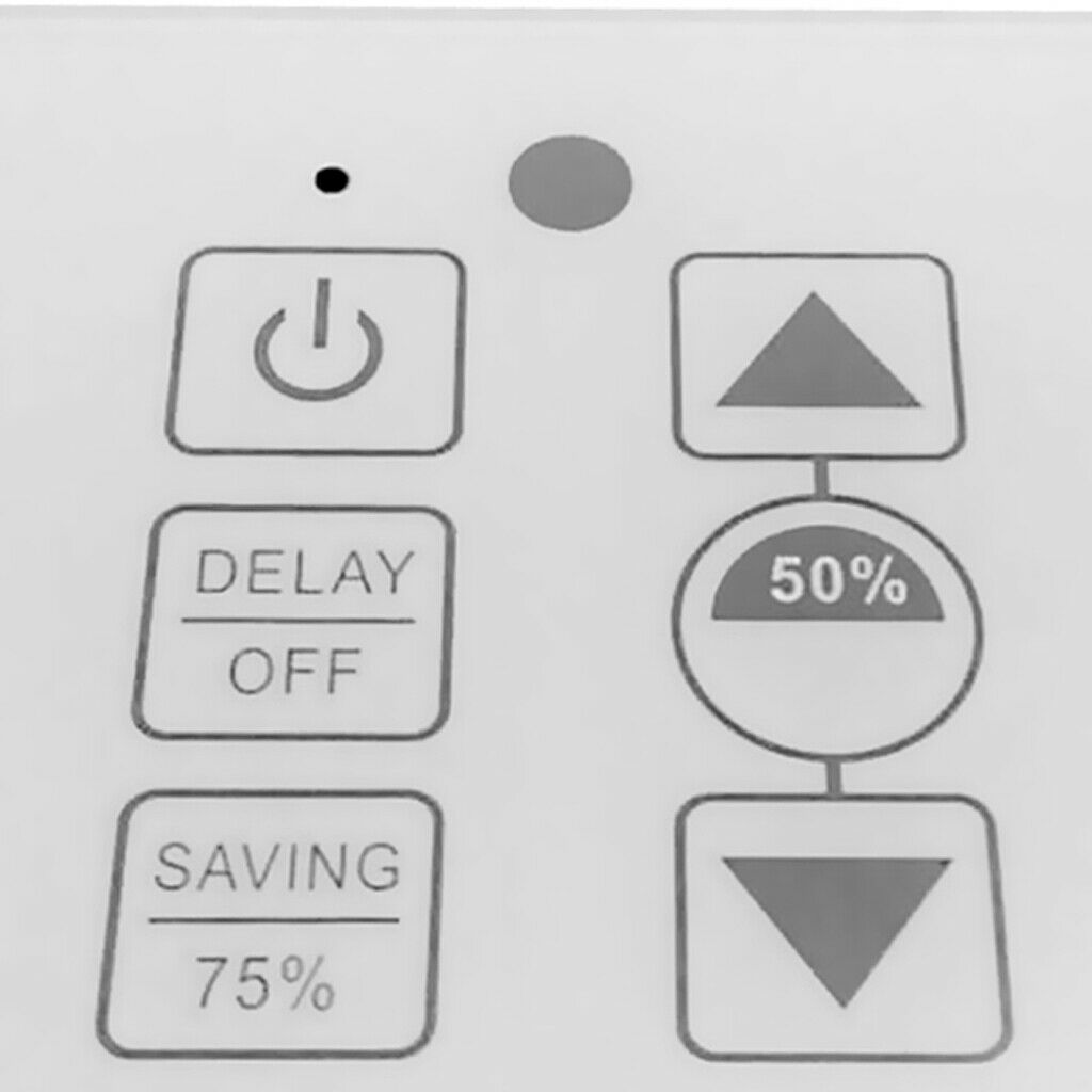1 Set High Quality 100W Touch-type Stepless Dimming + Remote Control Switch