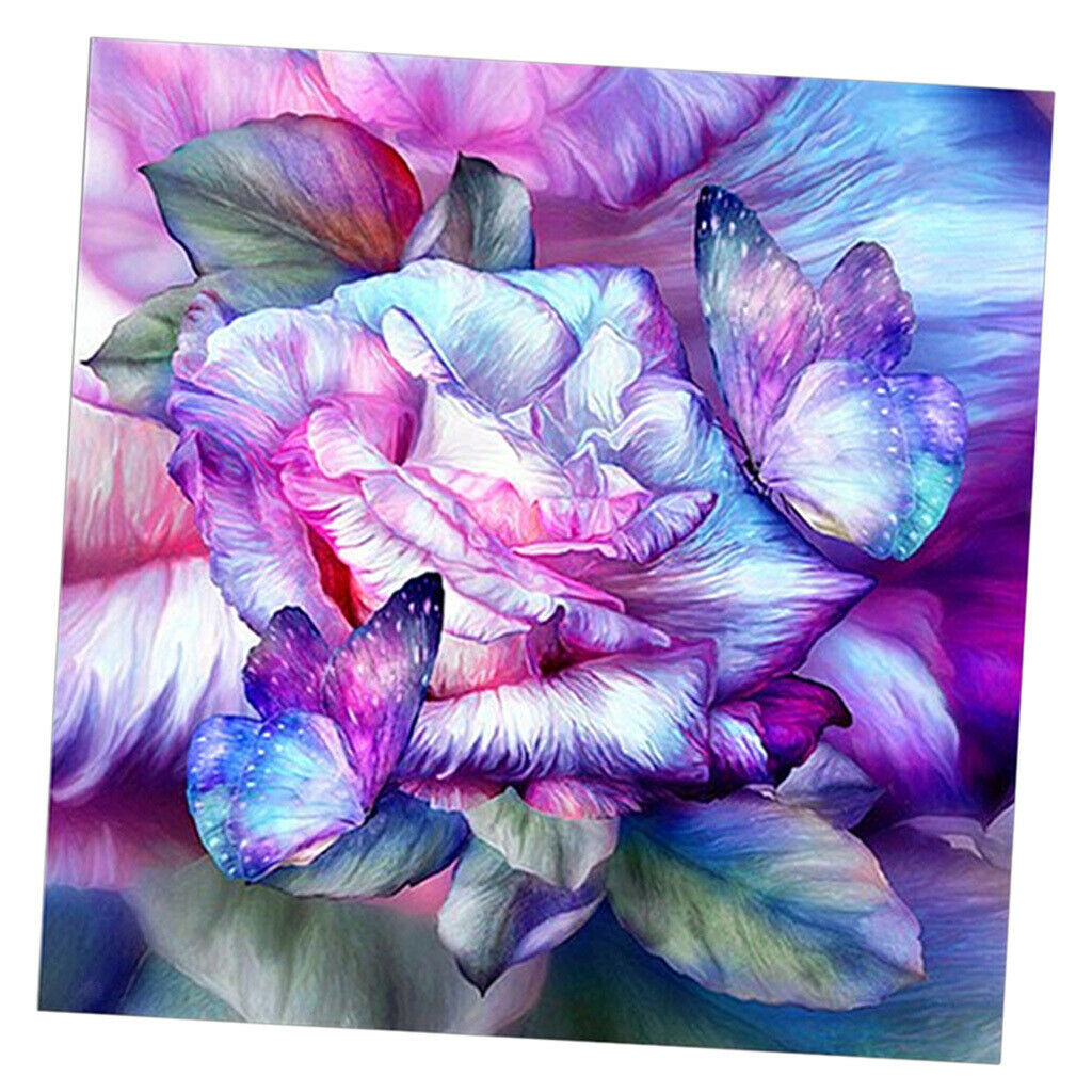 Art Flower 5D Diamond Painting Round Drill DIY Embroidery Craft Home Decor