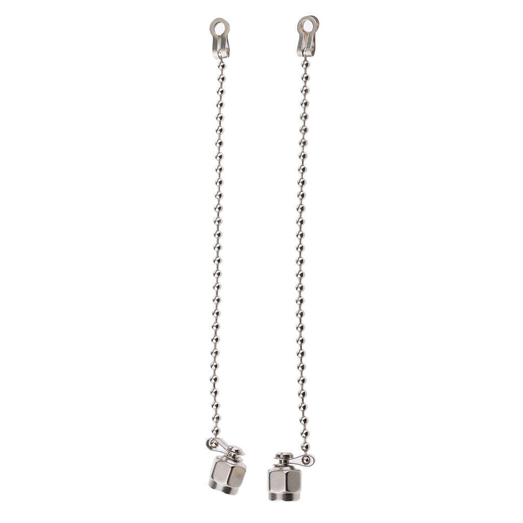 2Pcs SMA Male Straight Protection Dustproof Cover with Chain