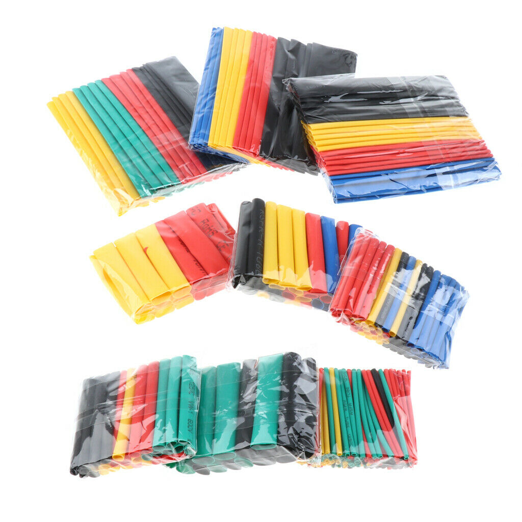 Shrinkable Sheath Insulation Shrink Wrap 2: 1 For 328pcs Wire Cable