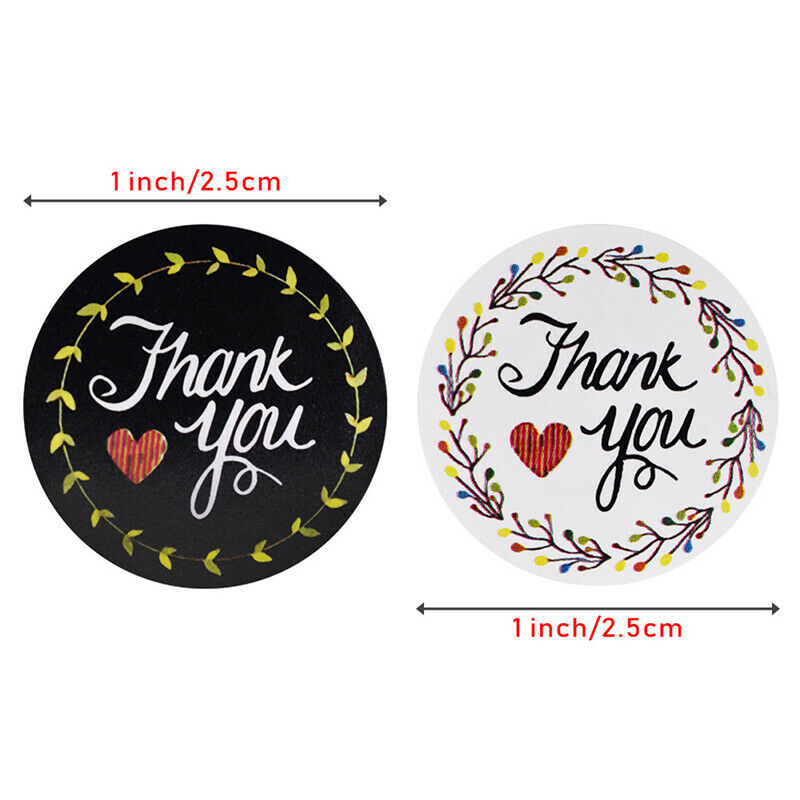 500 Pcs Thank You Stickers Seal Labels Scrapbooking Envelopes Seal Sticke.l8