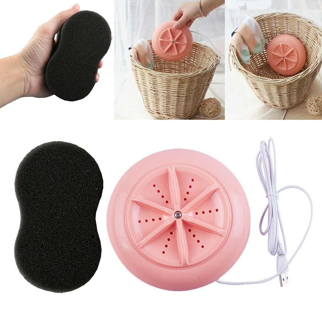 Compact Washing Machine Laundry Washer USB for Pants Socks Home Travel RV