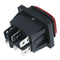 1PC 30A/250V 6Pin Waterproof  Auto Boat Toggle Rocker Switch with LED 12V 22N Tt
