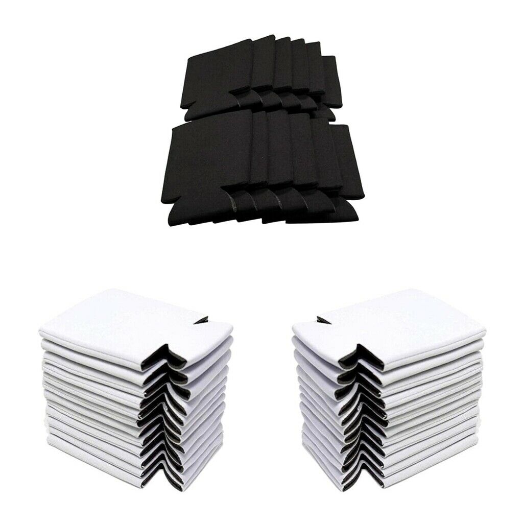 30Pcs Beer Can Coolers Sleeves Drink Caddies for Parties Beer Water Bottles