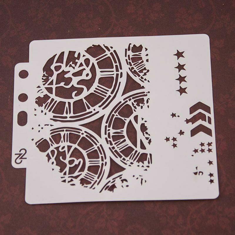Wheel Stencils Template Painting Scrapbooking Embossing Stamping Album Cards DIY