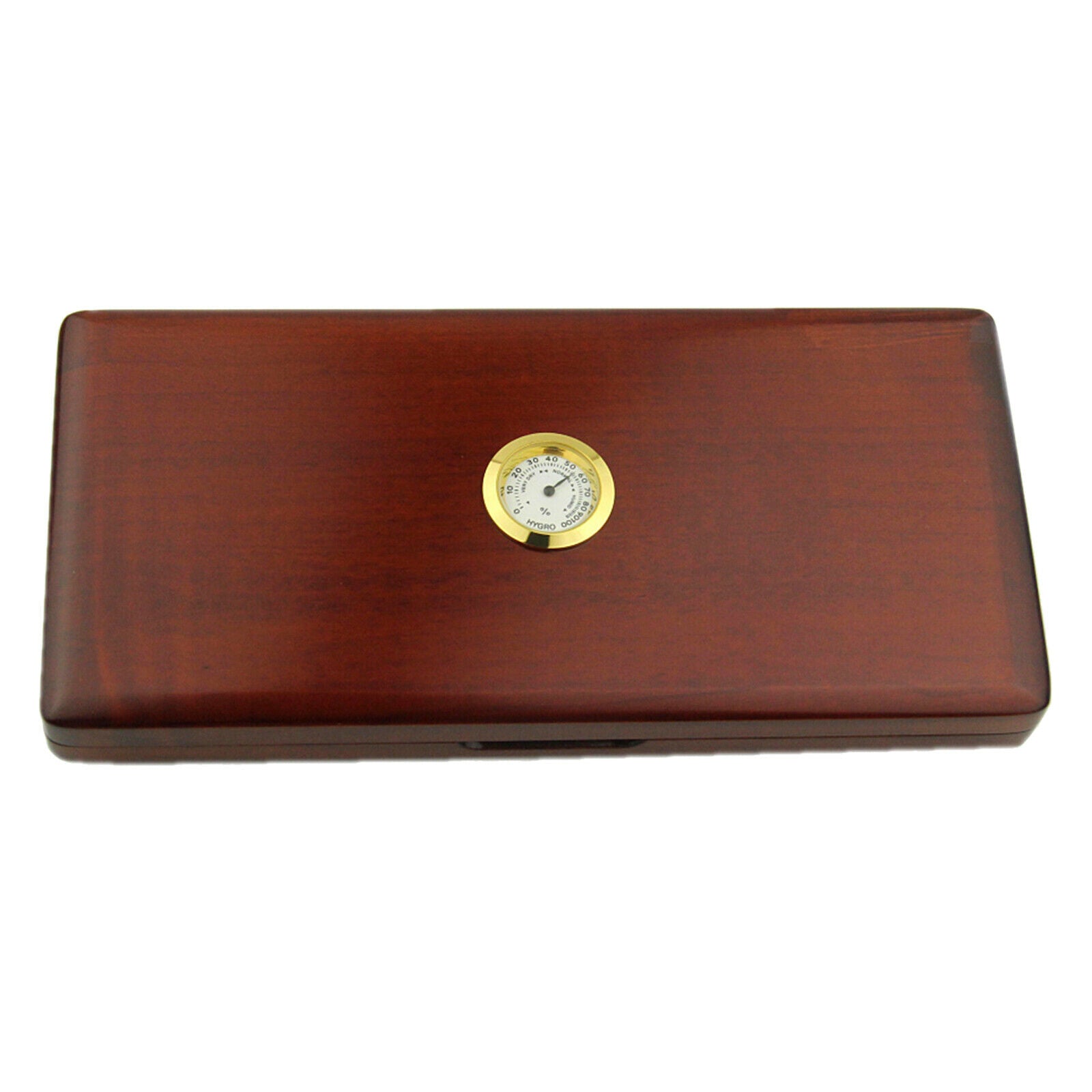 Solid Wood Oboe Reed Case Bulit-in Hygroneter Soft Slot Humidity Control