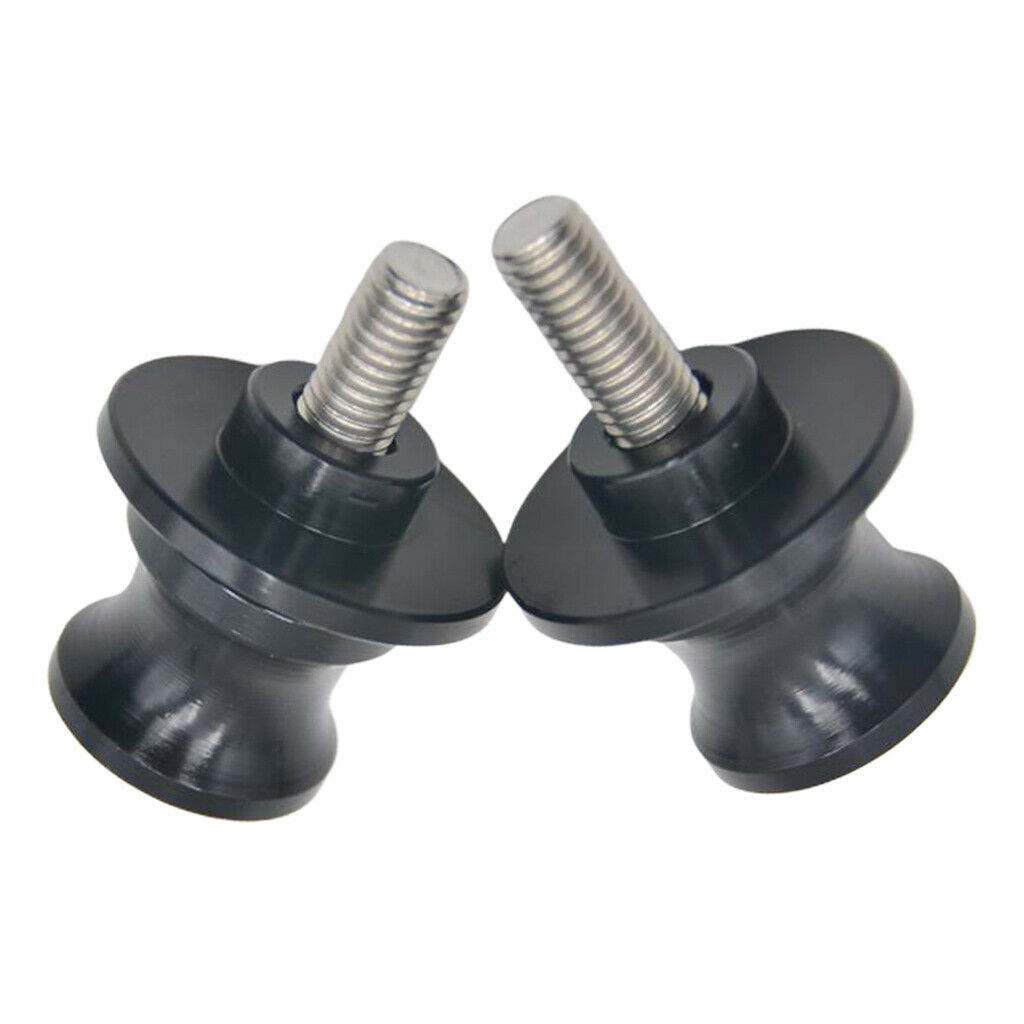 Pair Black M8 8mm CNC Aluminum Swingarm Swing Arm Screws For Motorcycle