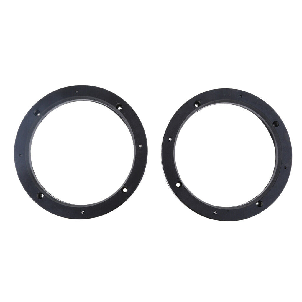 2x 6.5" Plastic Speaker Spacer Adaptor Ring Mounting Bracket for Auto Car