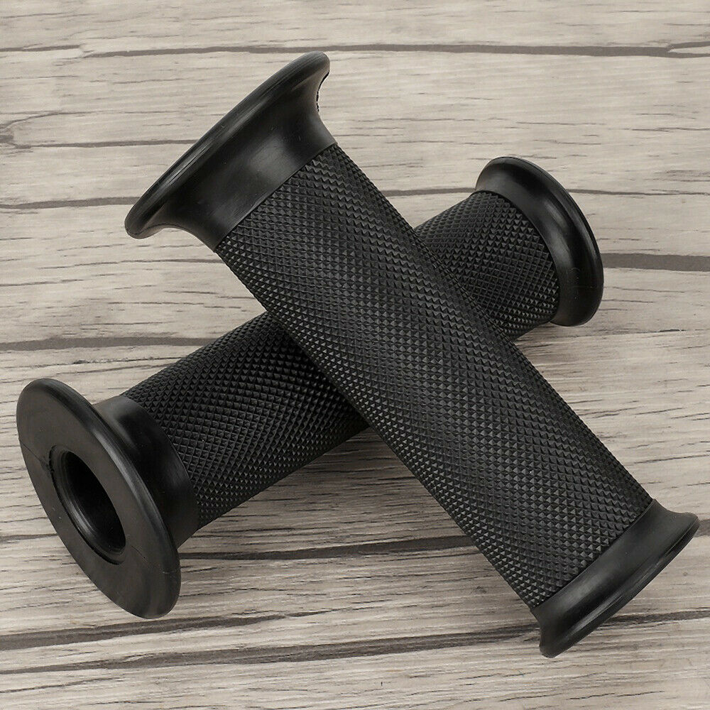 Motorcycle 22mm Hand Grips Handle Bar Rubber Gel Anti-Slip Universal Handlebar