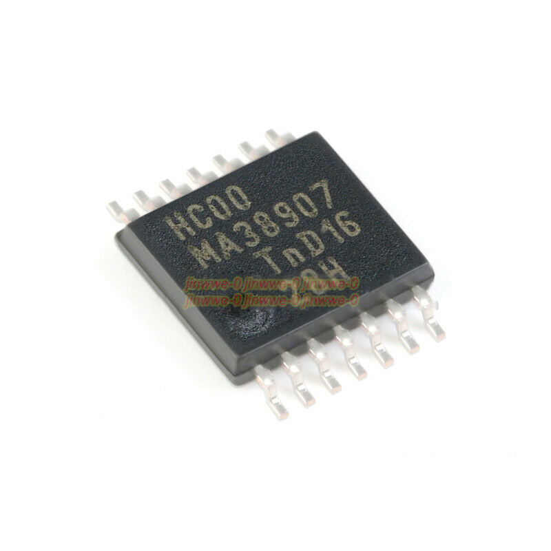 10pcs 74HC00PW,118 TSSOP-14 Quad 2-input NAND gate SMD logic Chip