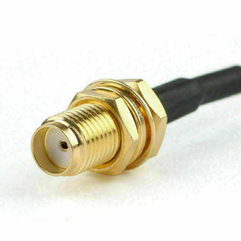 50cm RG316 Cable SMA Female Jack To MCX Male Plug Right Angle Pigtail 20in US CA