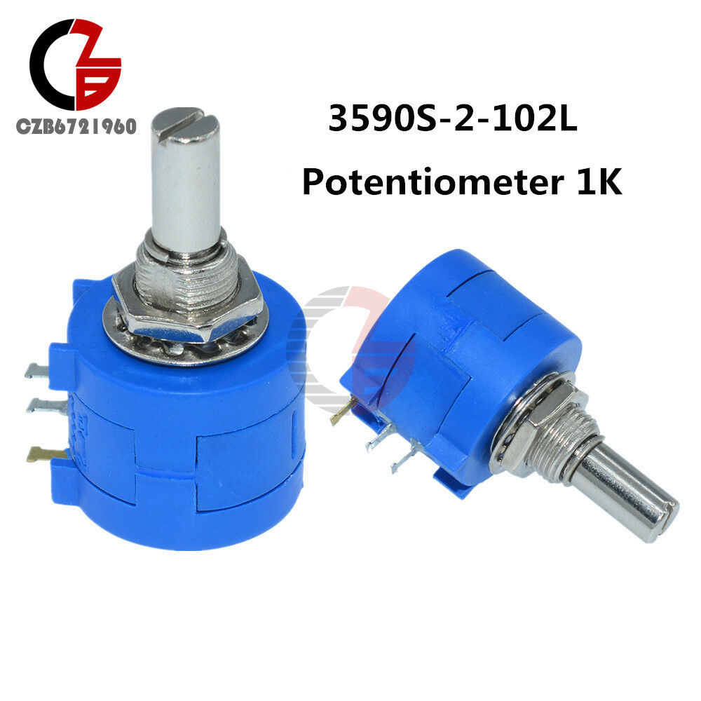 3590S-2-102L 1K Resistor Ohm Rotary Wirewound Precision Potentiometer Pot