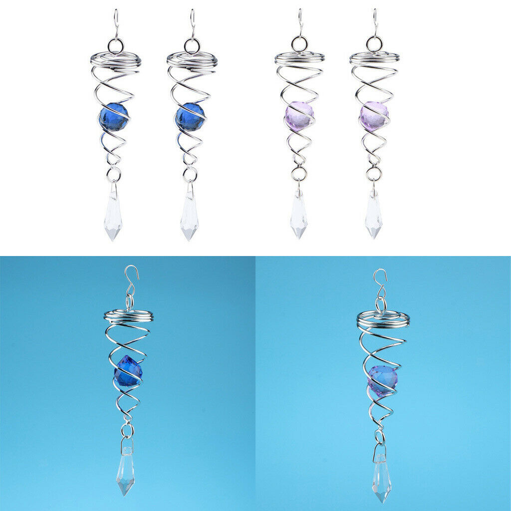 Crystal  Garden Wind Spinner, 4.5-inch, 4 Packs