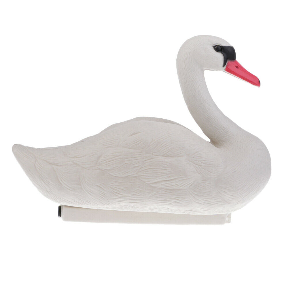 2Pcs Swan Hunting Decoy Goose Decoying with Duck Call Whistle Duck Caller