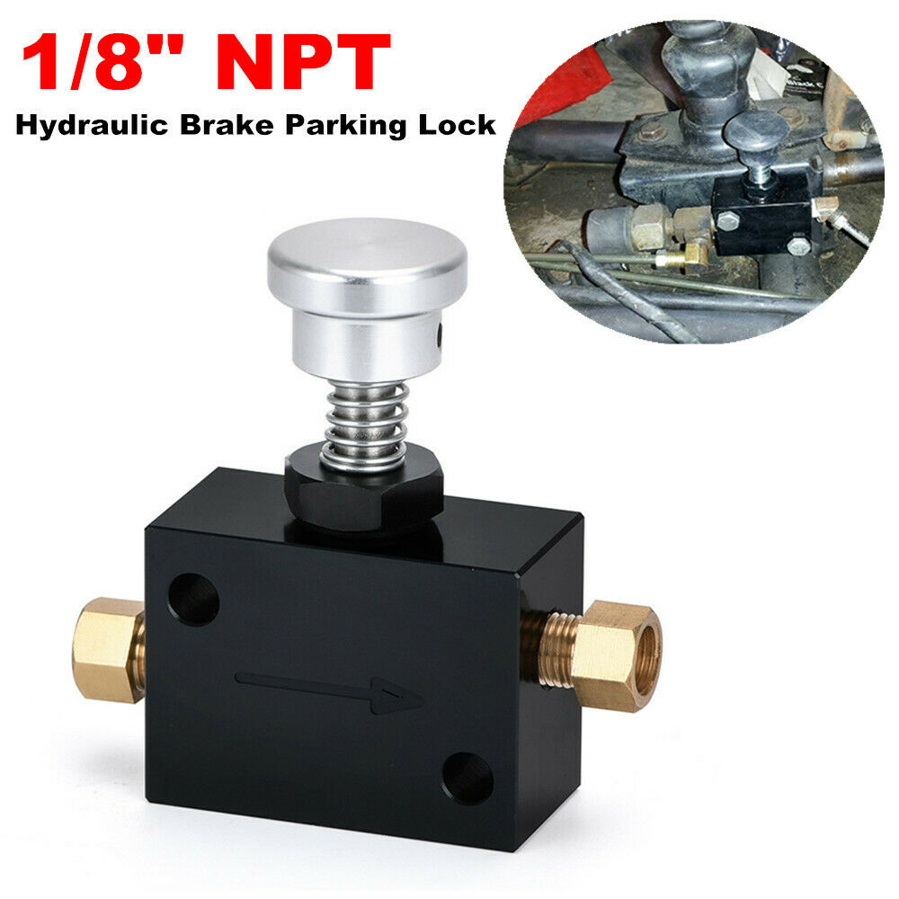 1/8"NPT Car Hydraulic Brake Parking Lock Pressure Regulating Valve For Disc Drum