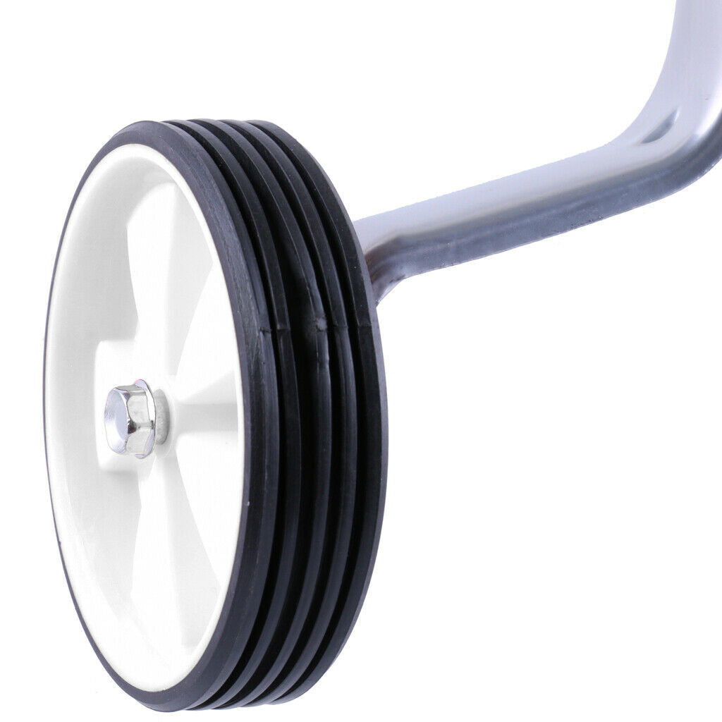 Universal Kids Bike Training Wheels Kit Fits 12"-20" Bicycles White