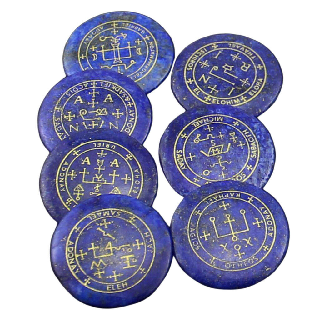 7 Pieces 1.18inch Reiki Lapis Lazuli Good Choice To Decorate Your Room