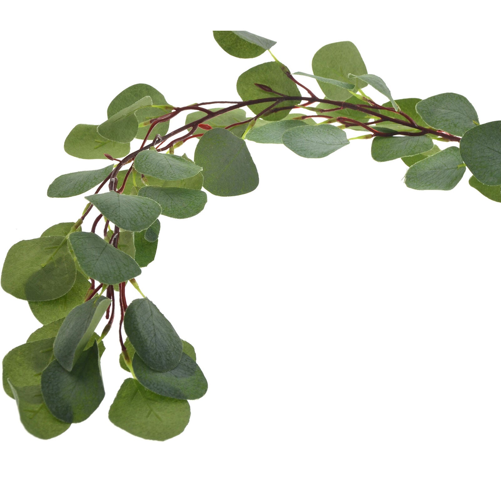 False Greenery Eucalyptus Leaves Silk Artificial Vines Garland for Wedding Decor