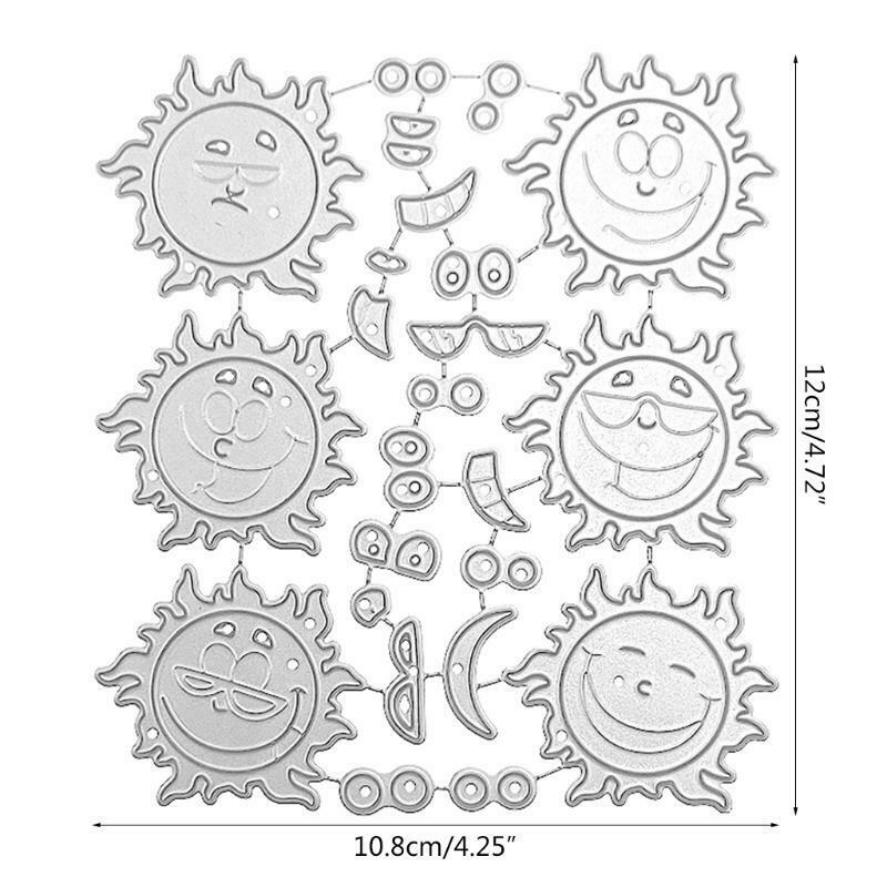 Sun Metal Cutting Dies Stencil Scrapbooking DIY Album Stamp Paper Card Embossing