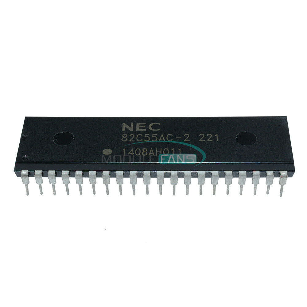 2PCS UPD82C55AC-2/82C55AC-2 DIP-40PIN IC K2XB UPD82C55AC