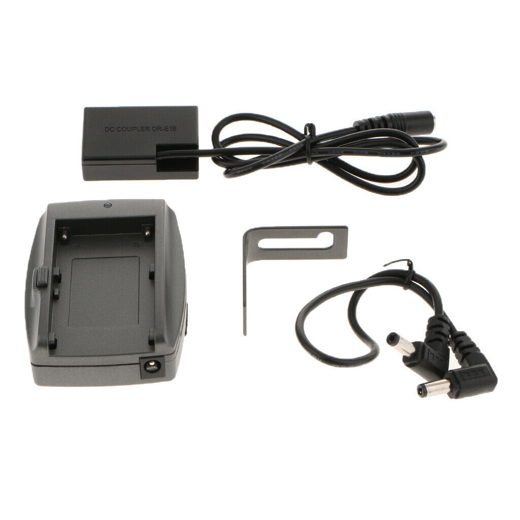 ACK-E18 AC Power Adapter Battery DC Coupler DR-E18 for Canon T6i T6s T7i SL2