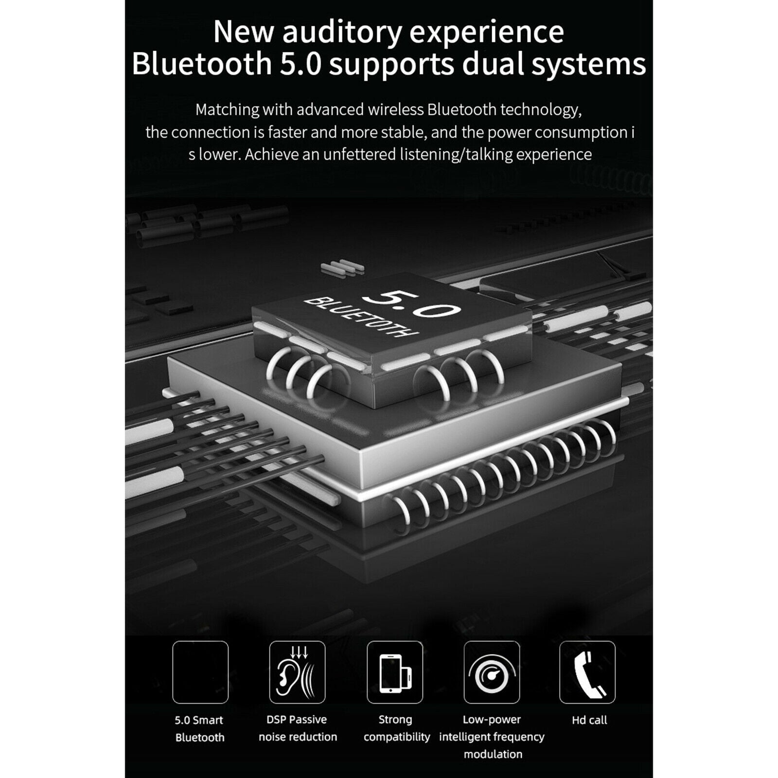 Stylish Audio Eyeglasses Smart Bluetooth Open Ear Headset Glasses Durable