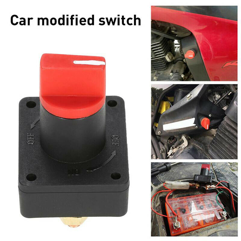 100A Battery Master Disconnect Rotary Cut Off Isolator Kill Switch Car VanB Lt