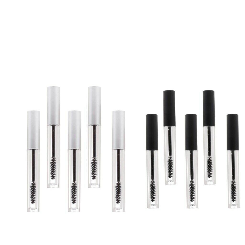 10 Packs 5ml Clear Reusable Empty Bottle Tube Container Makeup Vials Cosmetic