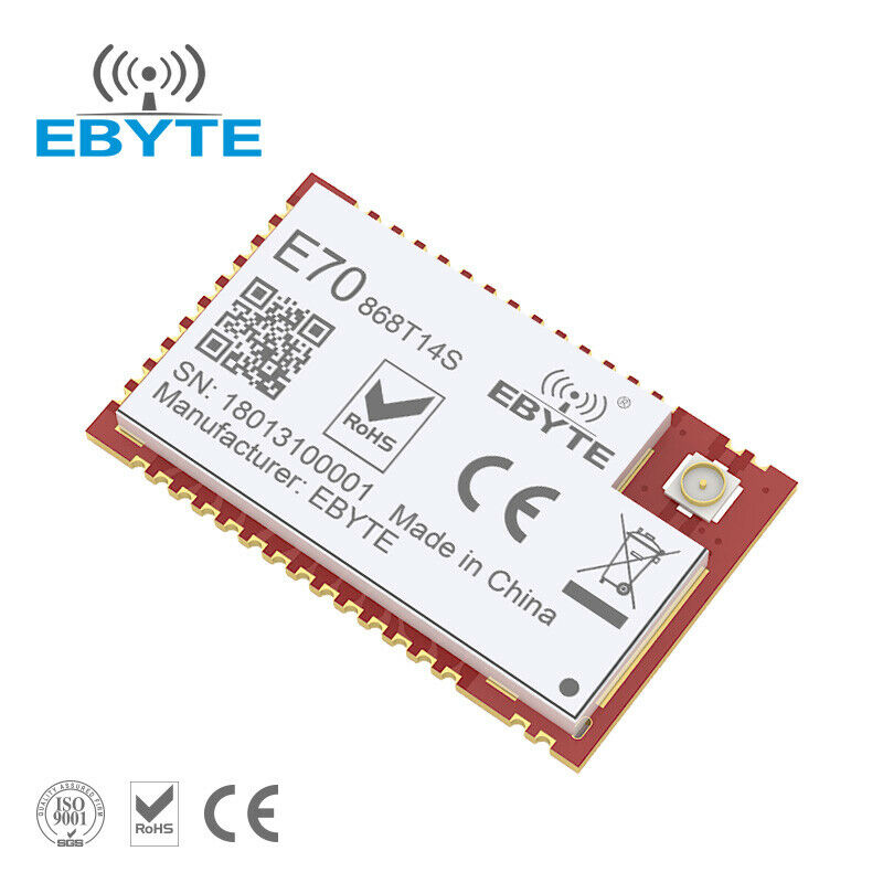 CC1310 868MHz 14dBm SMD UART Module E70-868T14S iot 25mW Wireless Transceiver