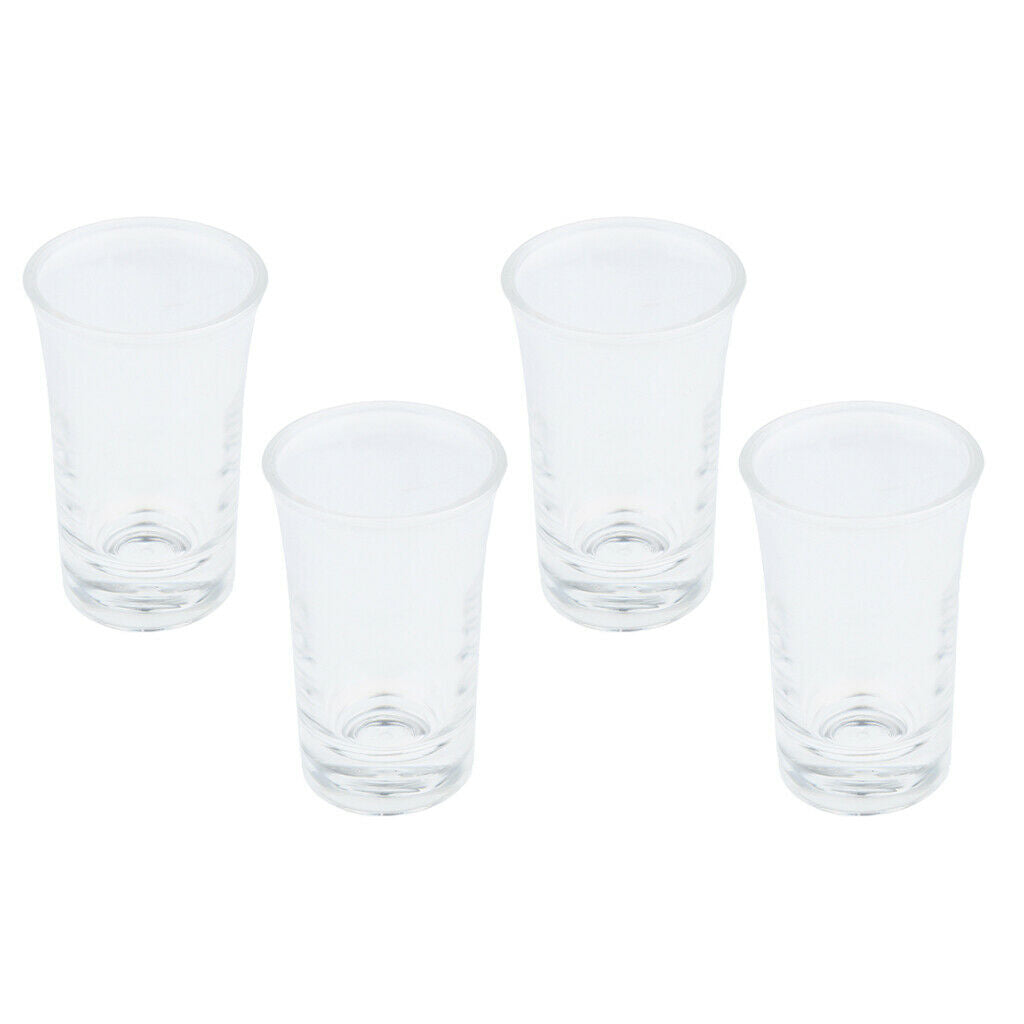 4 Pieces Shot Glasses, Vodka Glasses Shot Glass Pinchen Pinchen Stamper Shots