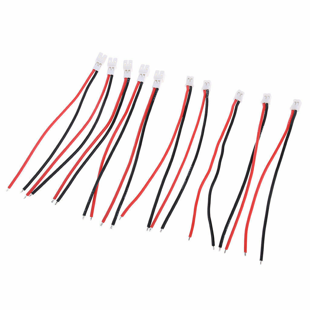 20 Pcs Upgraded JST PH 2.0 Male Female Connector Wire Cable