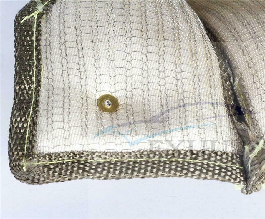 T4 Titanium Turbo Blanket Turbocharger Heat Shield Cover Barrier Wrap Car 1500℃