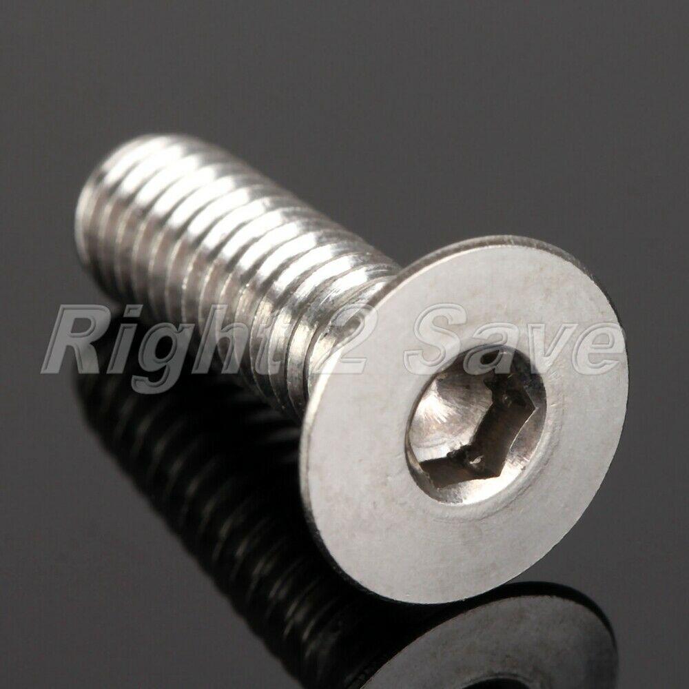 20Pcs Red Billet Aluminum Bumper Fender M6 Bolt Washer Screw for  Acura