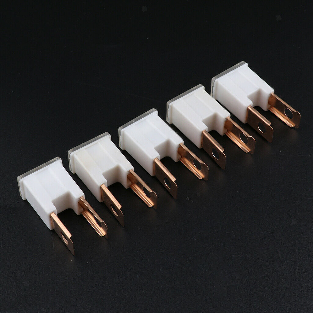 10 Pieces Car Auto DC 32V 120A FLK-M Male Straight  PAL Fuses - Brown