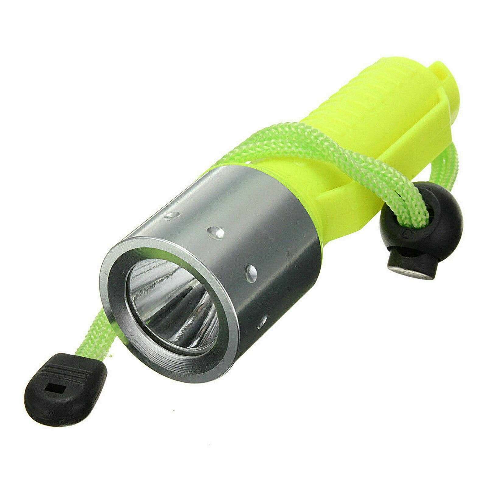 Elfeland T6 1600LM Waterproof 50M Ultra Bright Diving LED Torch Light Flashlight