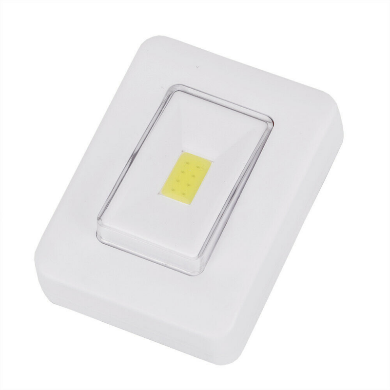 Wireless Cob Led Wall Switch Battery Powered Closet Cordless Night Light