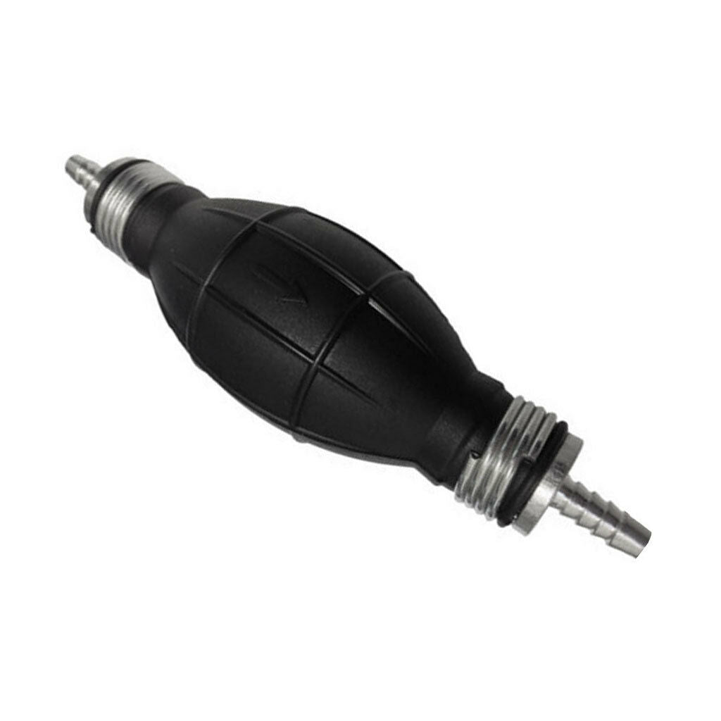 6mm-1/4 Straight Fuel Line Syphon Pump Primer Bulb Ball Boat Petrol Marine